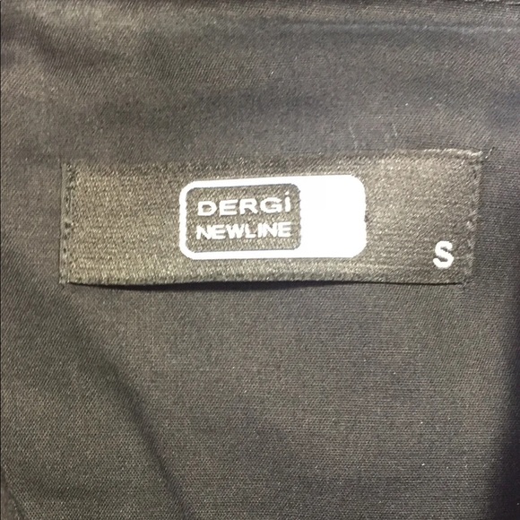 Dergi Newline Men’s Dress Shirt Long Sleeve Black Embroidered S - Picture 4 of 11